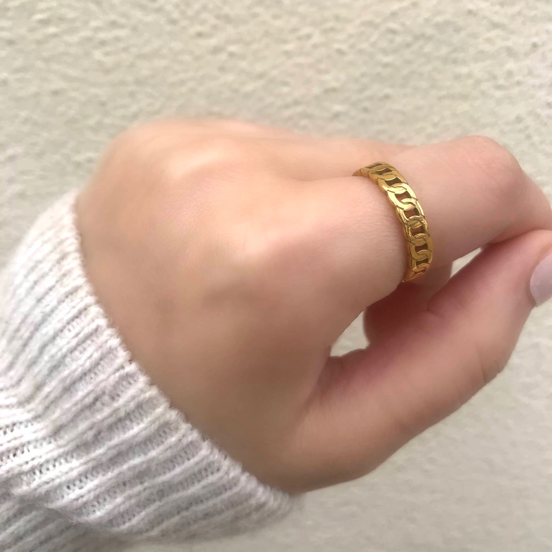 Classic Cuban Chain Ring