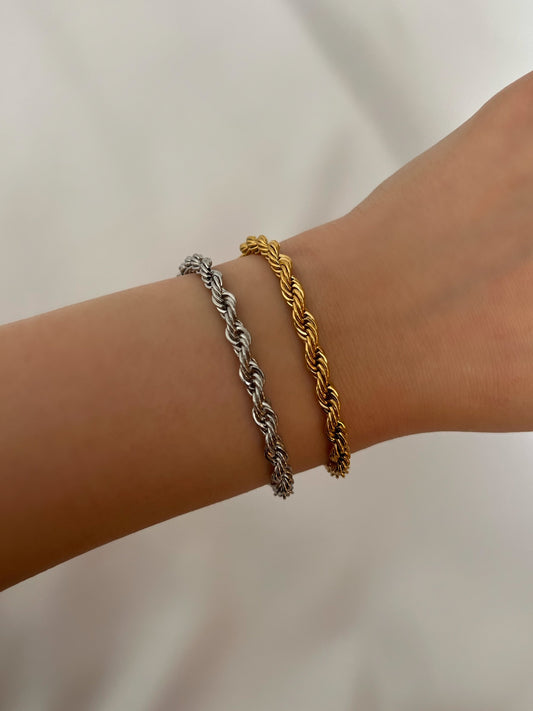 Twist Rope Chain Bracelet