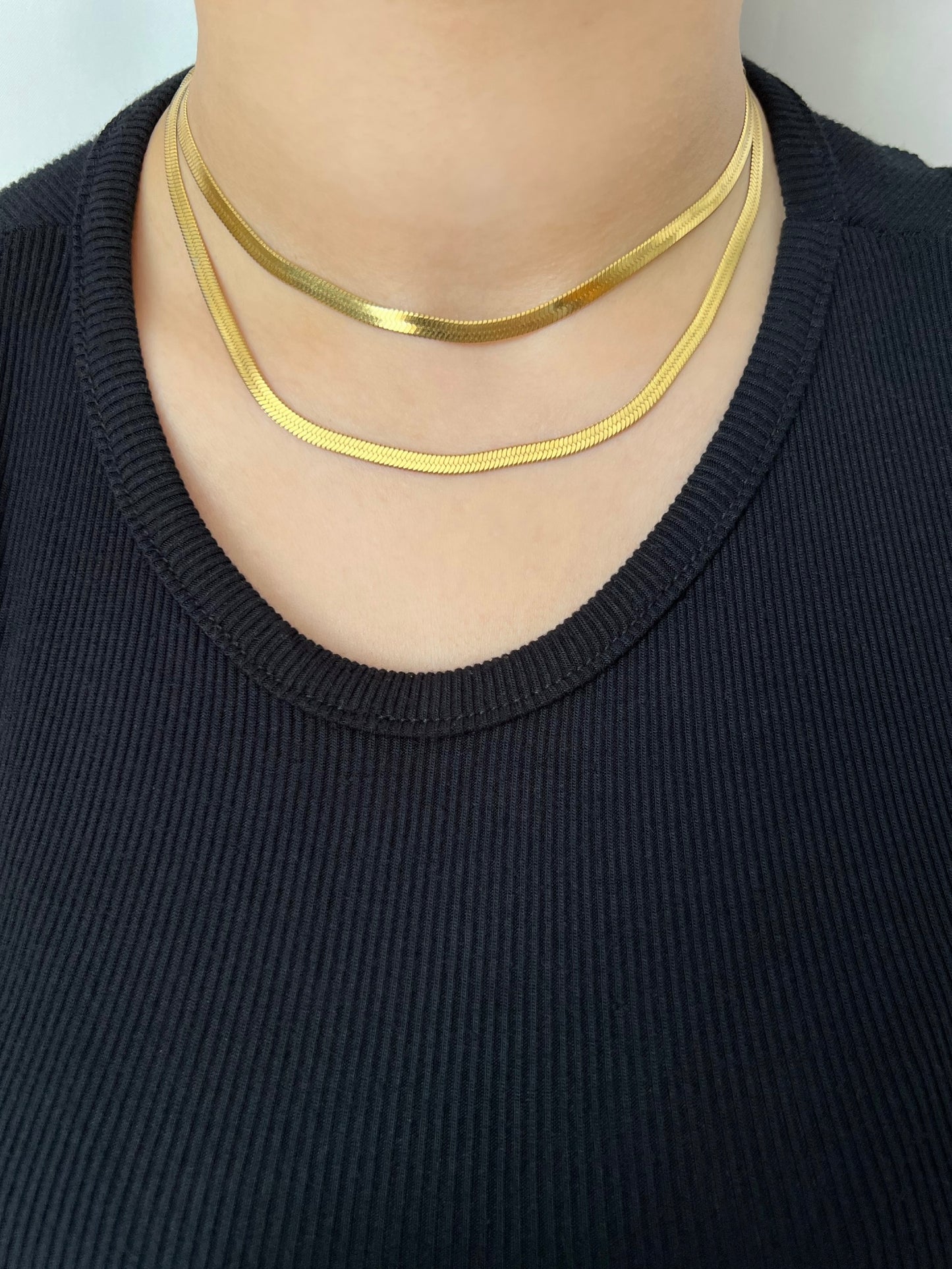 Snake Chain Necklace- Gold