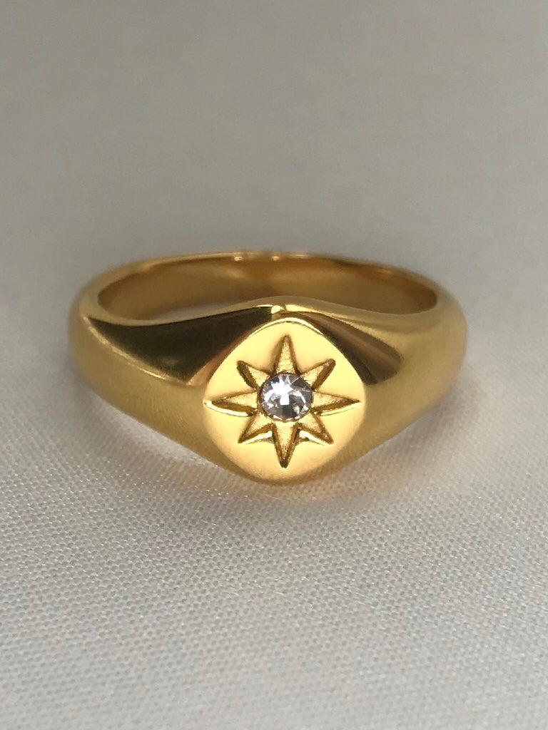 Starlight Signet Ring