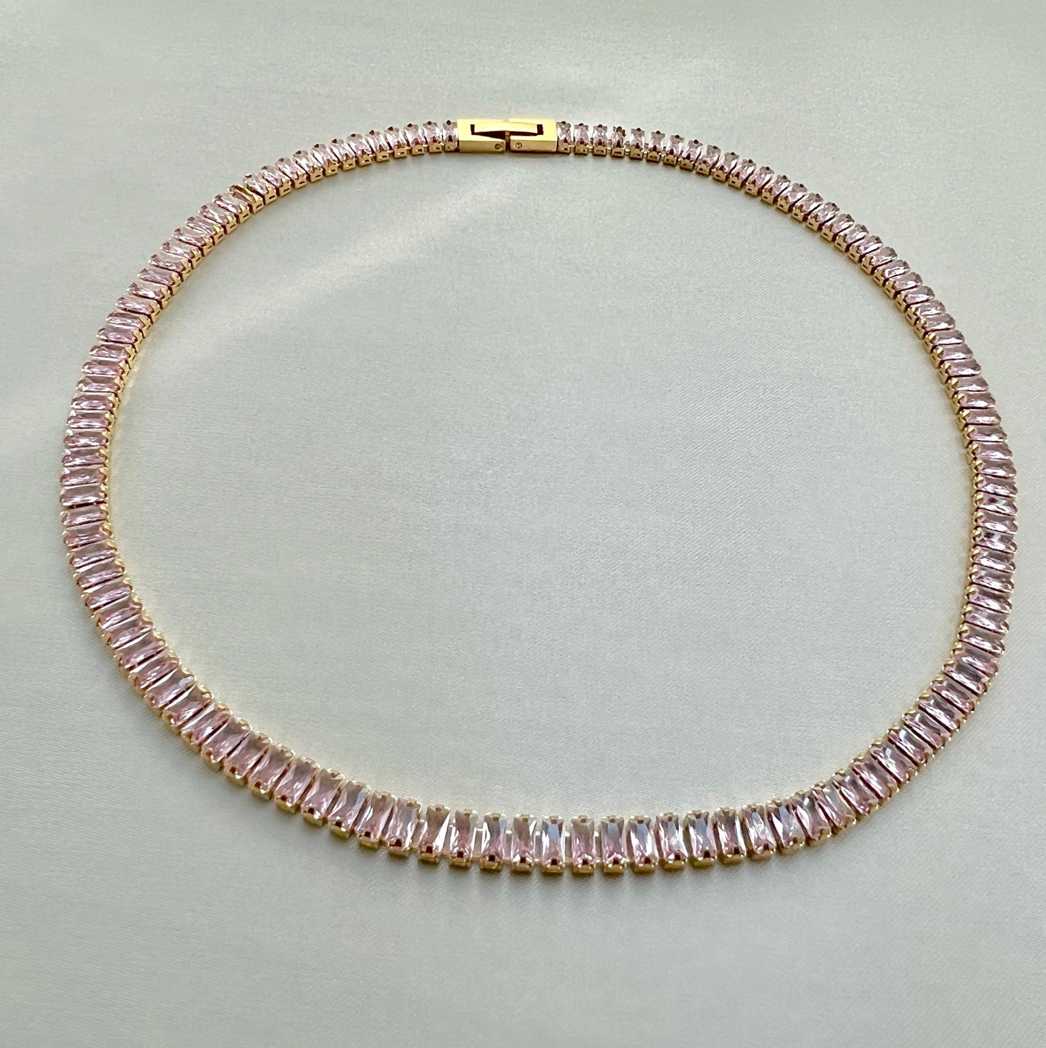 Baguette Tennis Necklace