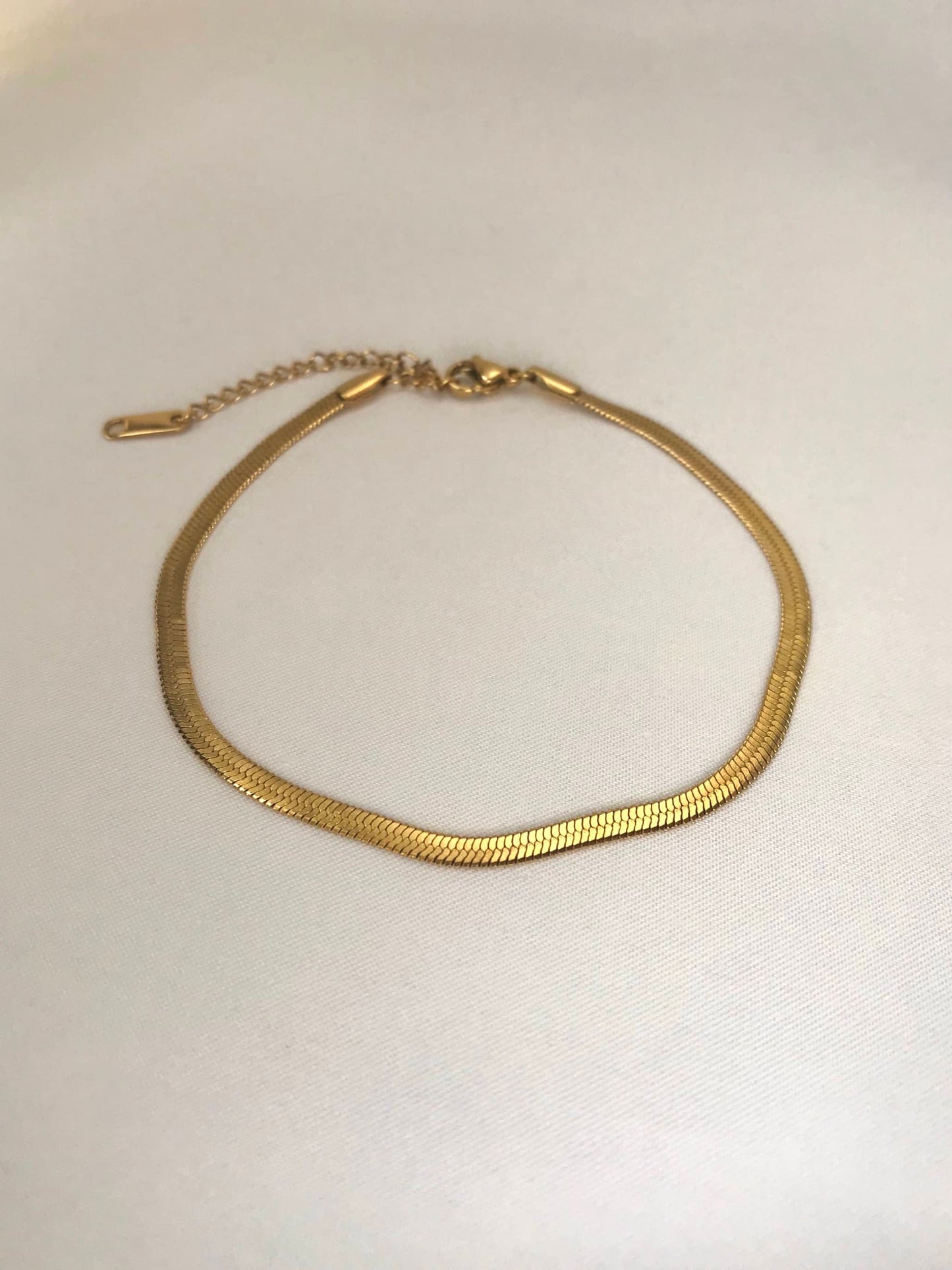 Snake Chain Anklet- Gold
